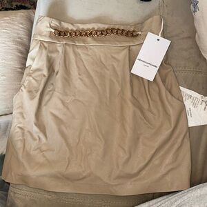 Amanda Uprichard Leather Skirt